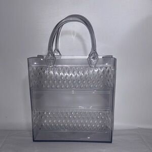Jelly Clear PVC Tote Purse Bag